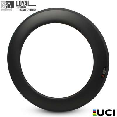 Custom Logo Labels Carbon Bicycle Rims 700c 88mm Size carbon Wheels for basalt braking