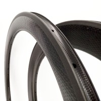 45mm depth 26 wide T800 clincher carbon fiber road bicycle rim  dimple surface V brake road rim